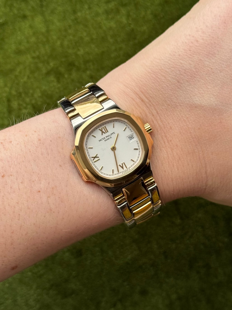 Patek Philippe Ladies Mini Two-Tone Nautilus