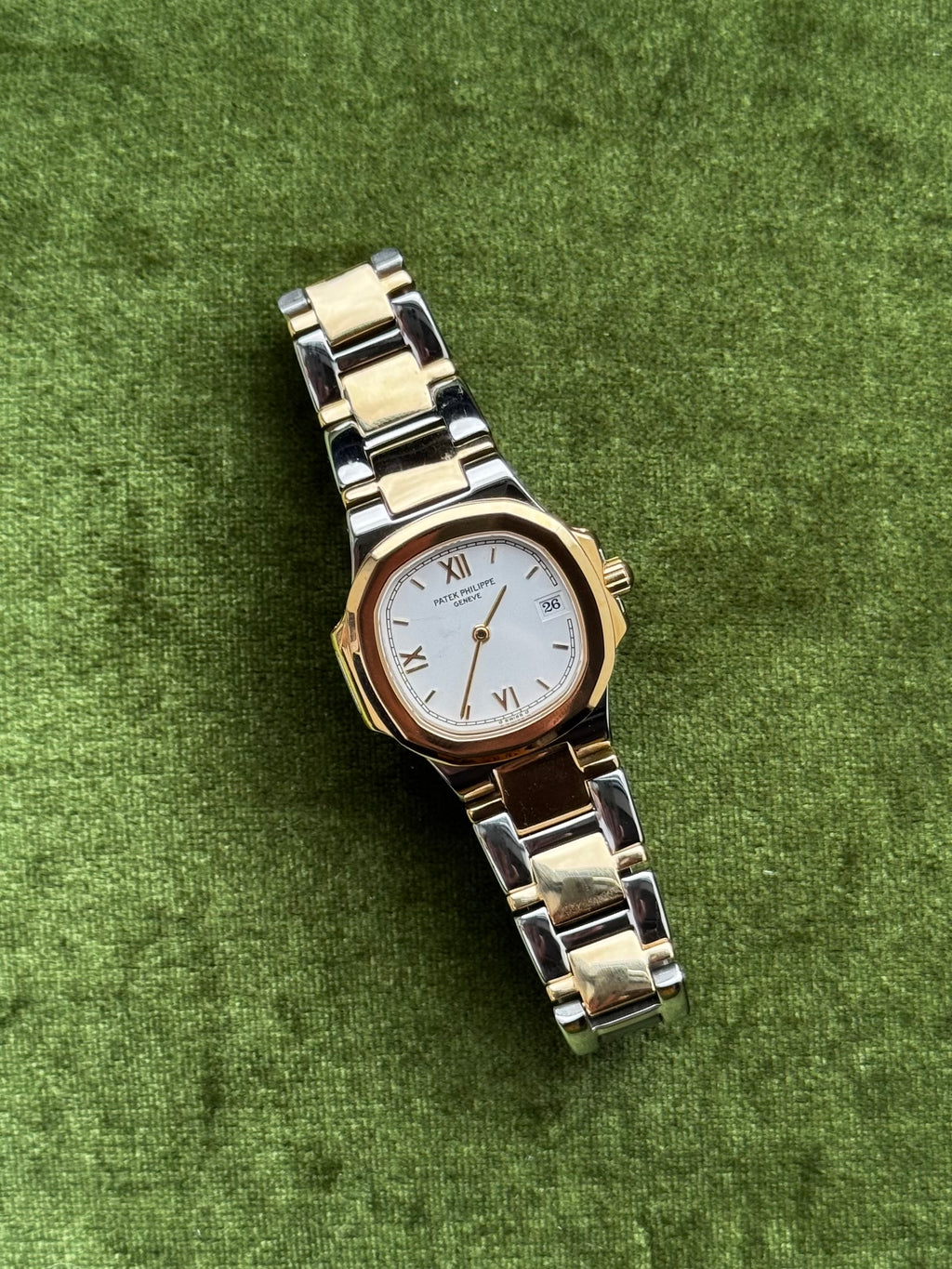 Patek Philippe Ladies Mini Two-Tone Nautilus