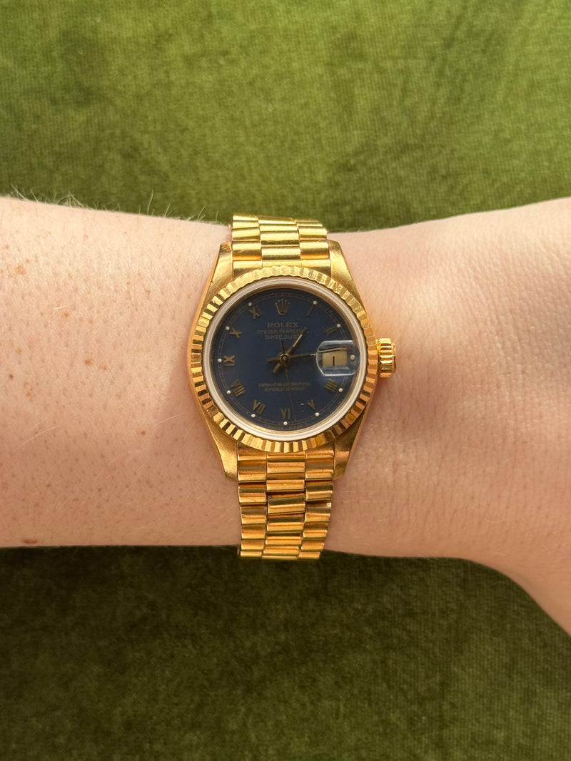 Rolex Datejust 26 Matte Blue